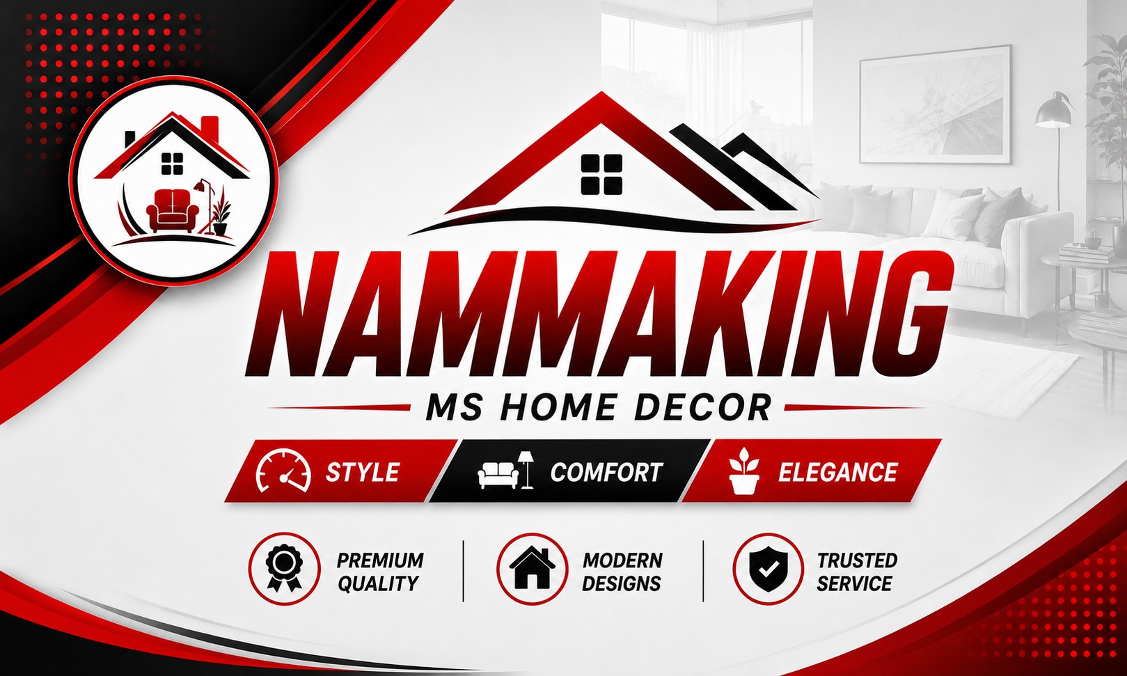 Nammaking MS Home Decor promotional banner